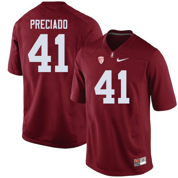 Men #41 Diego Preciado Stanford Cardinal College Football Jerseys Sale-Cardinal - Click Image to Close